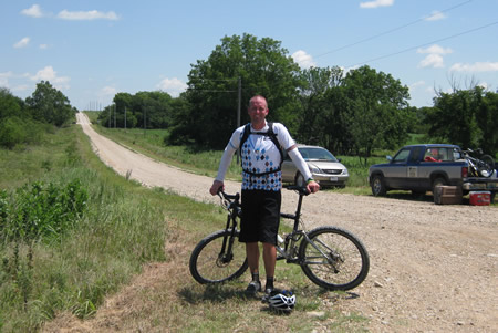 Me, my bike, and the road.