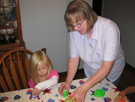Playing with play-doh Play-Doh Play